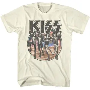 Kiss Destroyer Skull Faces Men’s T Shirt