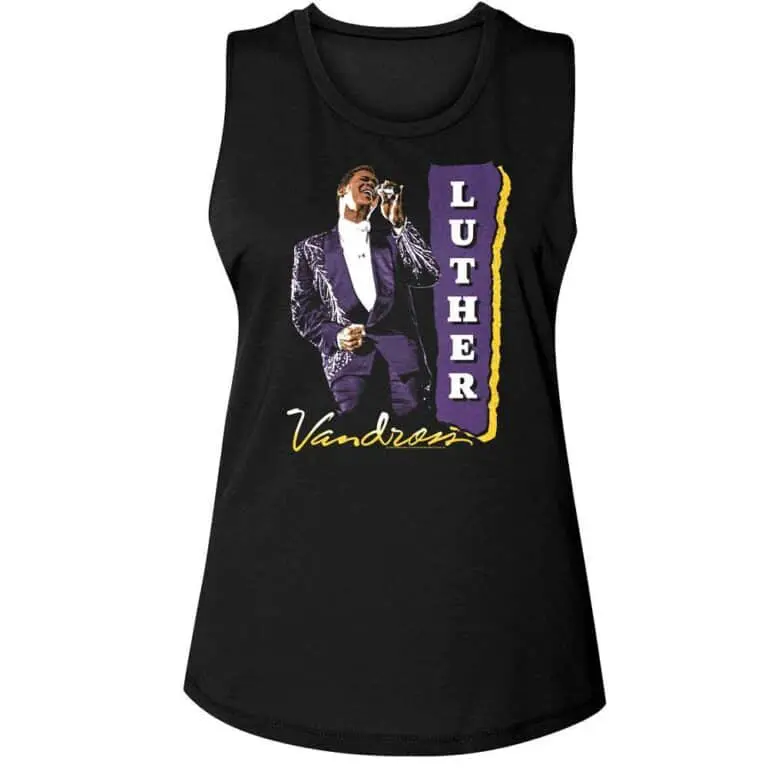 Luther Vandross Purple Suit Tank