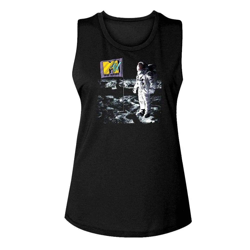 MTV Astronaut Flag on the Moon Women’s Tank
