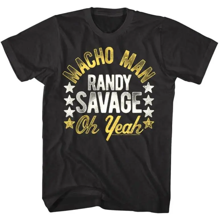 Macho Man Savage Stars Men’s T Shirt