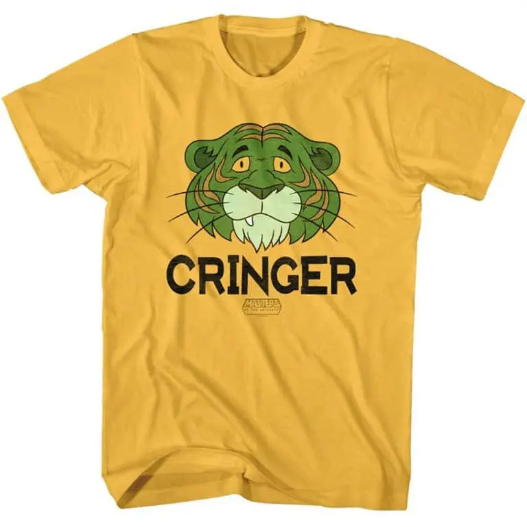 Masters of the Universe Cringer Battle Cat Men’s T Shirt