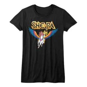 She-Ra Riding Swiftwind Unicorn Women’s T Shirt