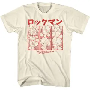 Megaman Chibi Characters T-Shirt