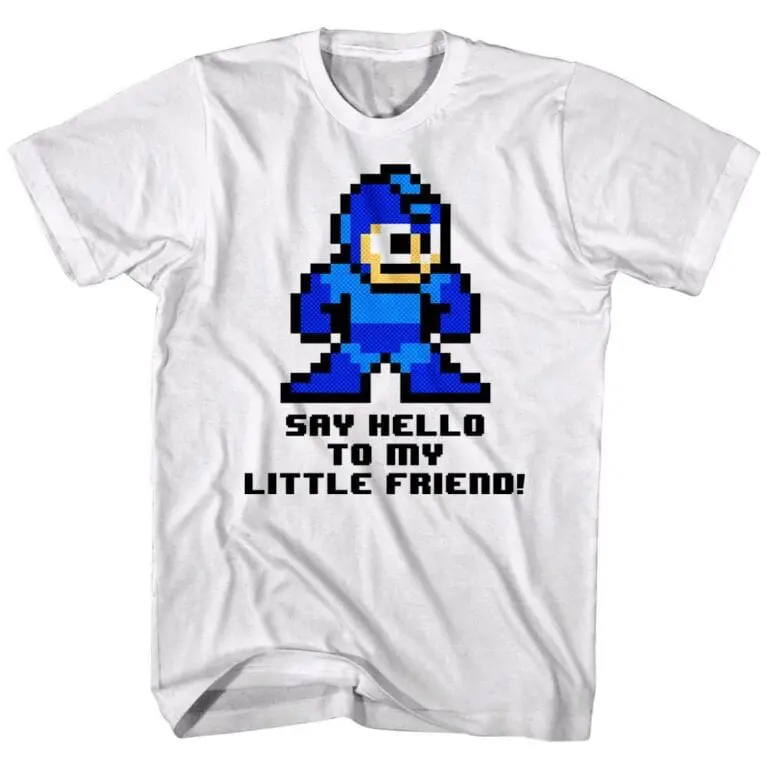 Megaman Say Hello to my Little Friend T-Shirt