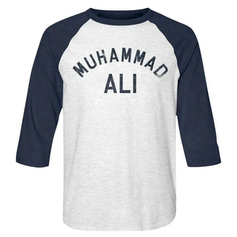 Muhammad Ali Training Logo Men’s Raglan Shirt