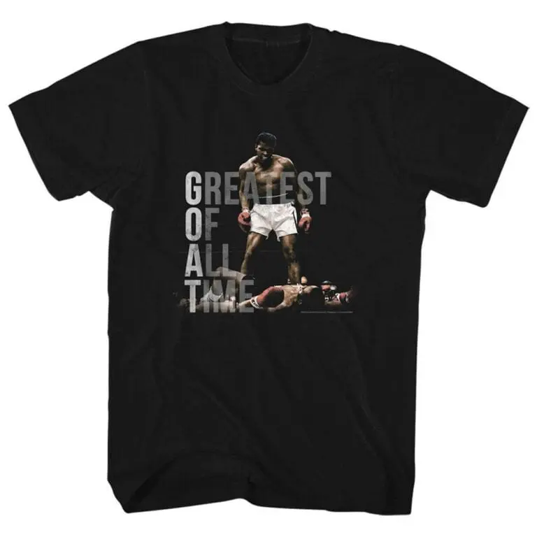 Muhammad Ali Greatest of All Time GOAT Men’s Black T Shirt