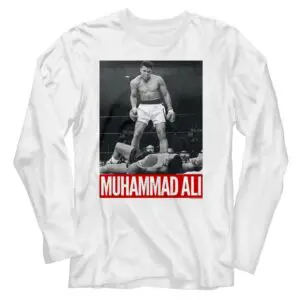 Muhammad Ali Sonny Liston Knockout Long Sleeve T Shirt