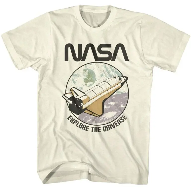 NASA Orbiter Explore the Universe Men’s T Shirt