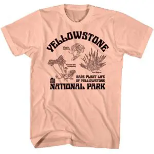 Yellowstone Rare Plant Life Men’s T Shirt