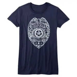 Nerd Society Grammar Police Badge T-Shirt