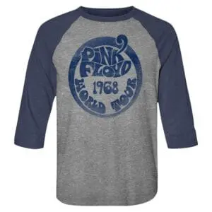 Pink Floyd World Tour 1968 Baseball Shirt
