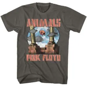 Pink Floyd Animals Floating Pig Men’s T Shirt