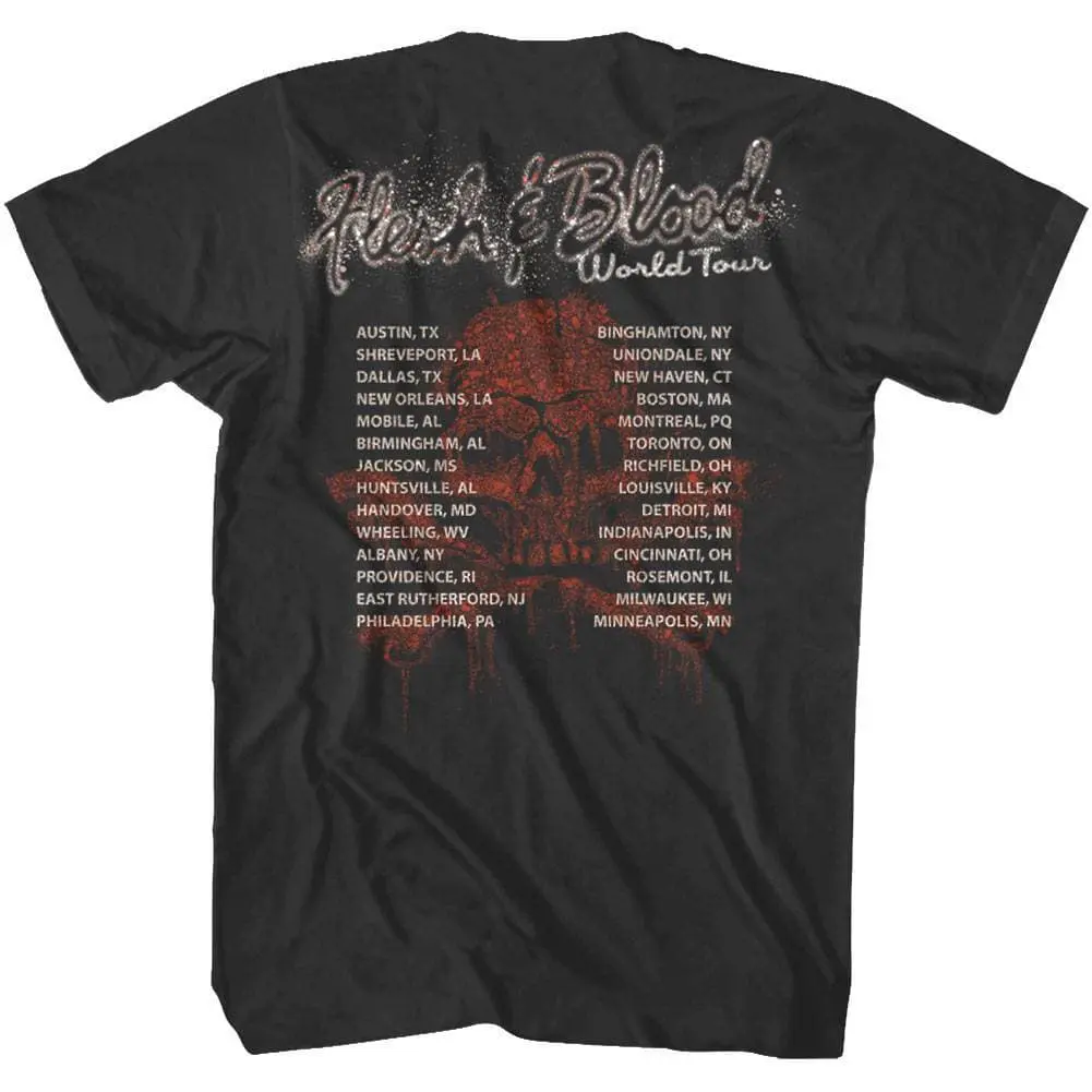 Poison Flesh & Blood World Tour Men’s T Shirt