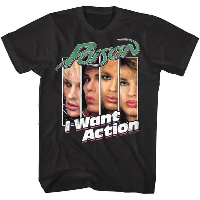 Poison I Want Action Album Men’s T Shirt