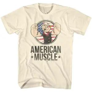 Popeye The Sailorman American Muscle Men’s T Shirt