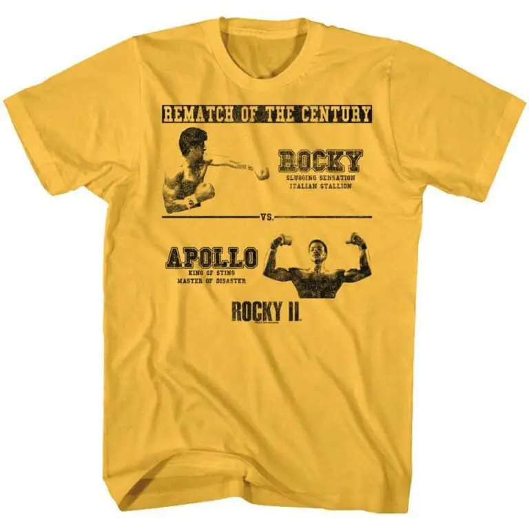 Rocky 2 Rematch of the Century Men’s T Shirt