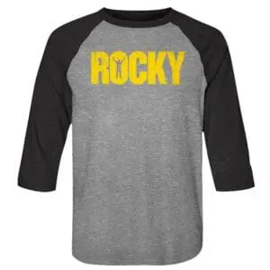 Rocky Vintage Movie Logo Men’s Raglan Shirt
