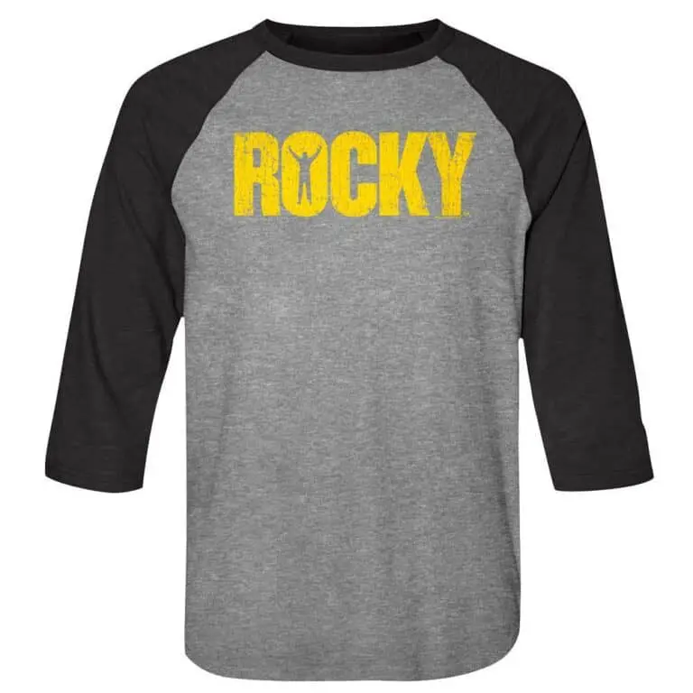 Rocky Vintage Movie Logo Men’s Raglan Shirt
