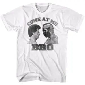Rocky v Clubber Come at Me Bro Men’s T Shirt