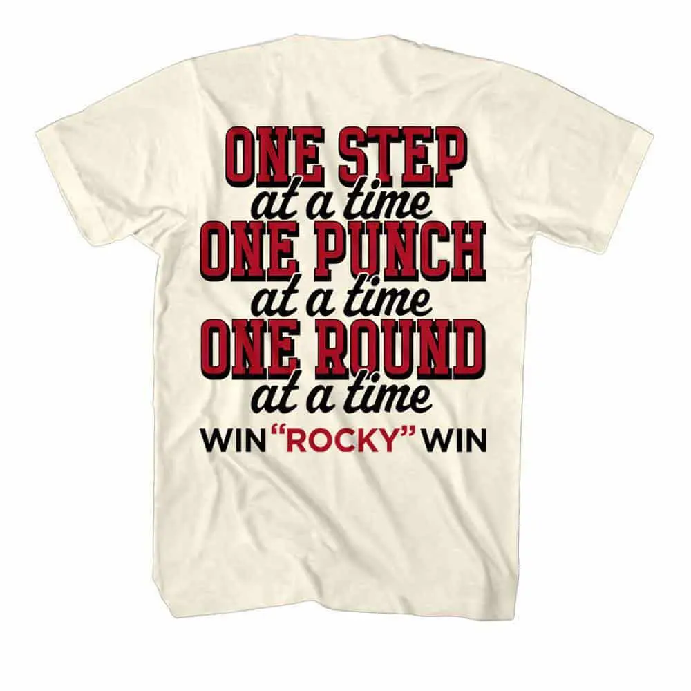 Rocky One Step At A Time Men's T Shirt - Image 4