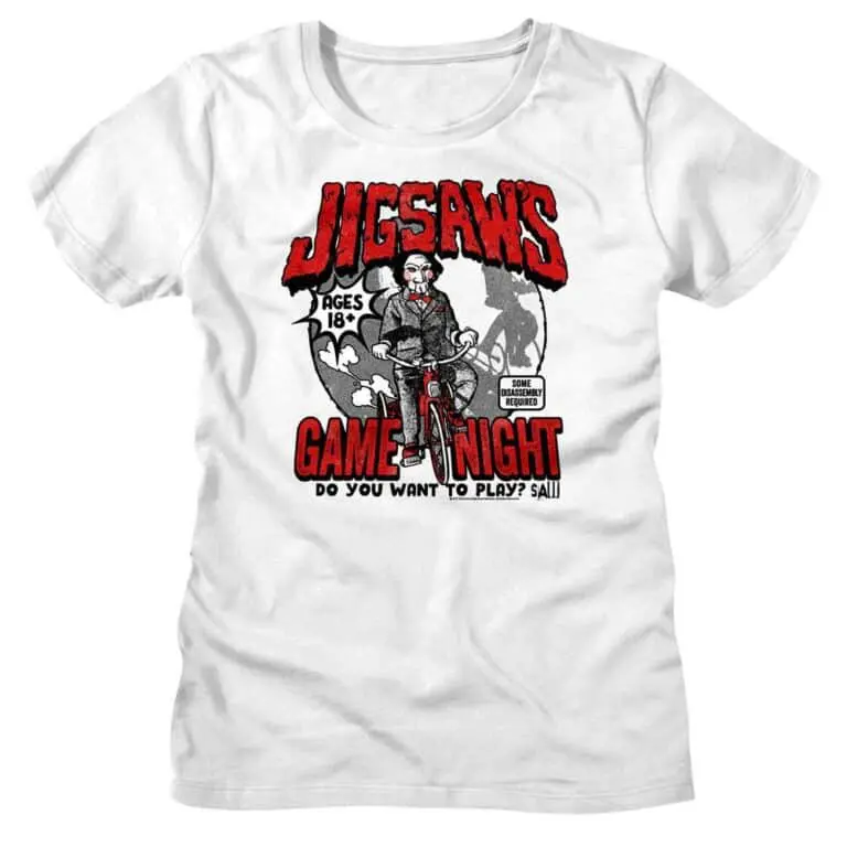 SAW Jigsaw’s Game Night Women’s T Shirt