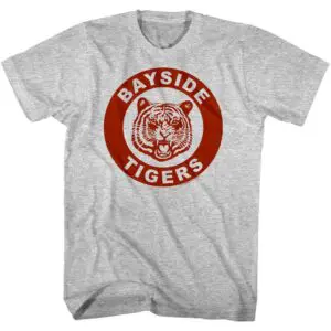 Saved by the Bell Bayside Tigers Emblem Men’s T Shirt