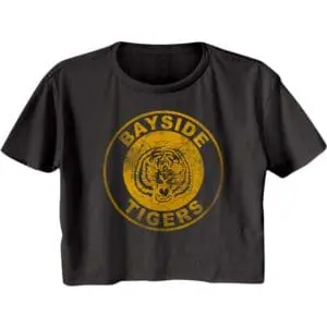 Saved by the Bell Vintage Bayside Tigers Crop Top