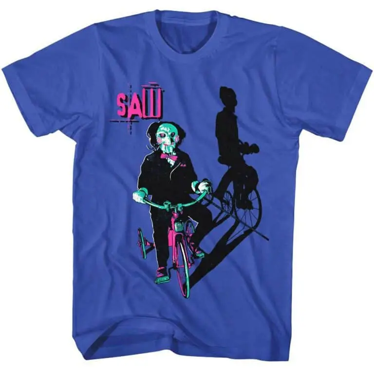 Saw Billy on Tricycle Men’s T Shirt