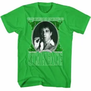 Scarface Tony Montana Green Dollar Men’s T Shirt