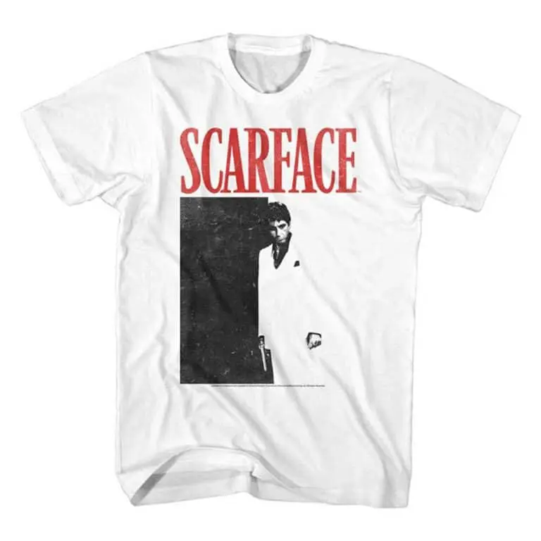 Scarface Tony Montana Movie Poster Men’s T Shirt