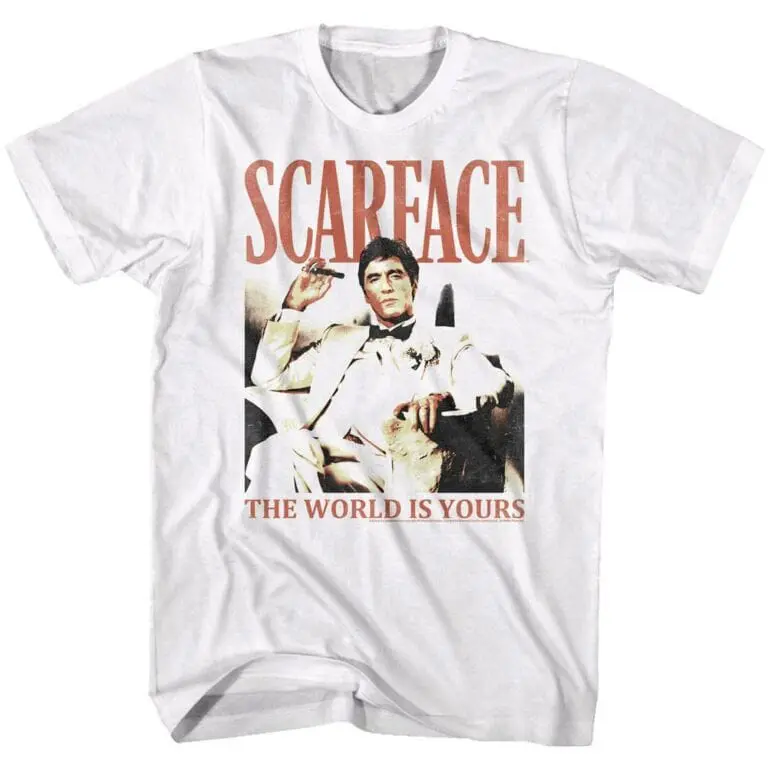 Scarface World is Yours Men’s White T Shirt