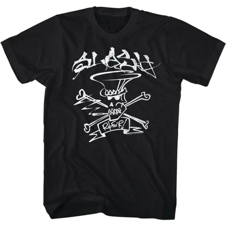 Slash Skull R&Fn’R Logo Men’s T Shirt