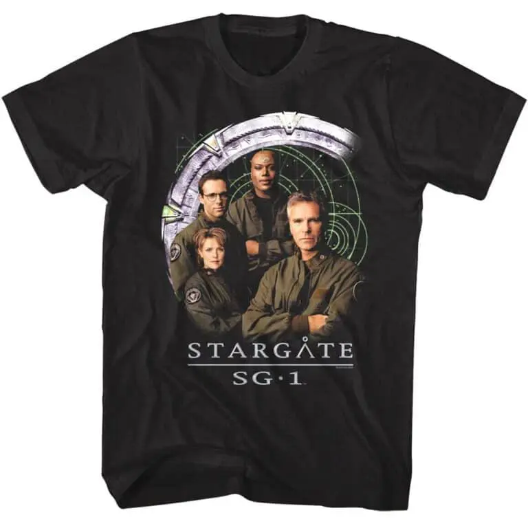 Stargate Crew Characters Men’s T Shirt