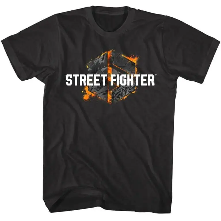 Street Fighter 6 Graffiti Logo T-Shirt