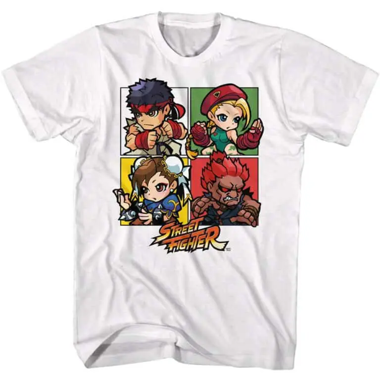 Street Fighter Chibi Warriors T-Shirt
