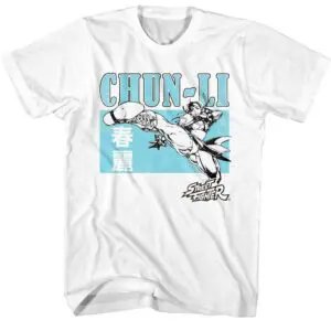 Street Fighter Chun-Li Axe Kick T-Shirt