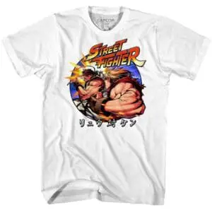 Street Fighter Japanese Hadouken Men's T Shirt
