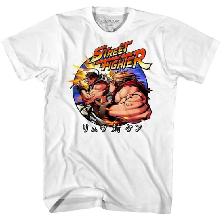 Street Fighter Japanese Hadouken Men's T Shirt