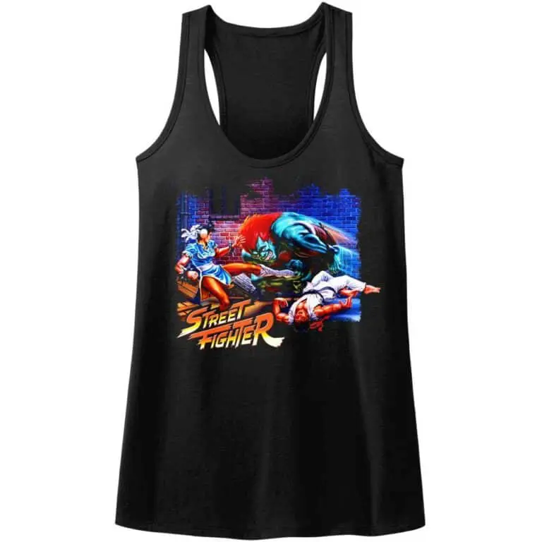 Street Fighter Blanka v Chun-Li Tank Top
