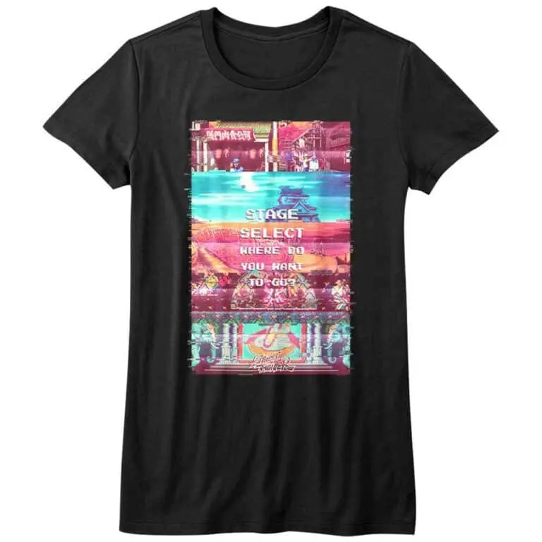 Street Fighter Stage Select T-Shirt