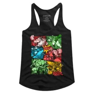 Street Fighter POW Comic Graphics Tank Top