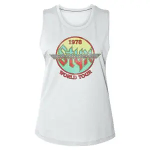 Styx Grand World Tour 1978 Women's Tank