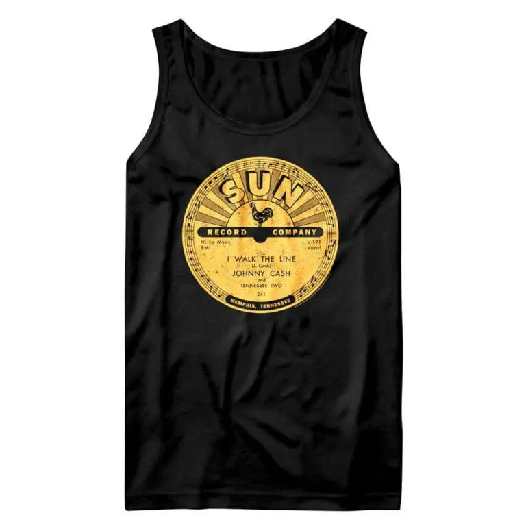 Sun Records Johnny Cash Walk the Line Tank