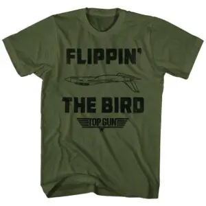 Top Gun Flippin the Bird Men’s T Shirt