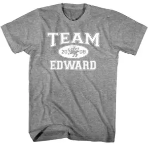 Twilight Team Edward Vampires Men’s T Shirt