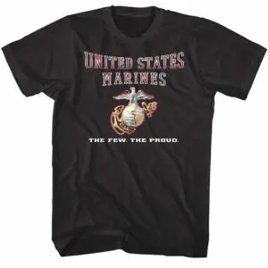 US Marines Metallic Eagle Pin Men's T Shirt