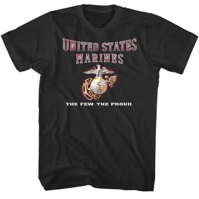 US Marines Metallic Eagle Pin Men's T Shirt