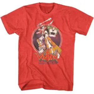 Voltron Defender of the Universe Men’s Red T Shirt