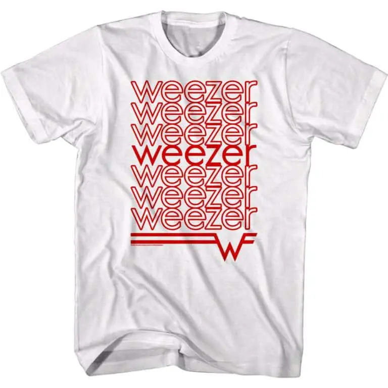 Weezer Thank You Grocery Bag Men’s T Shirt