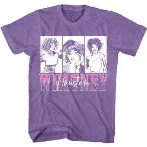 Whitney Houston in Contrast Men’s T Shirt